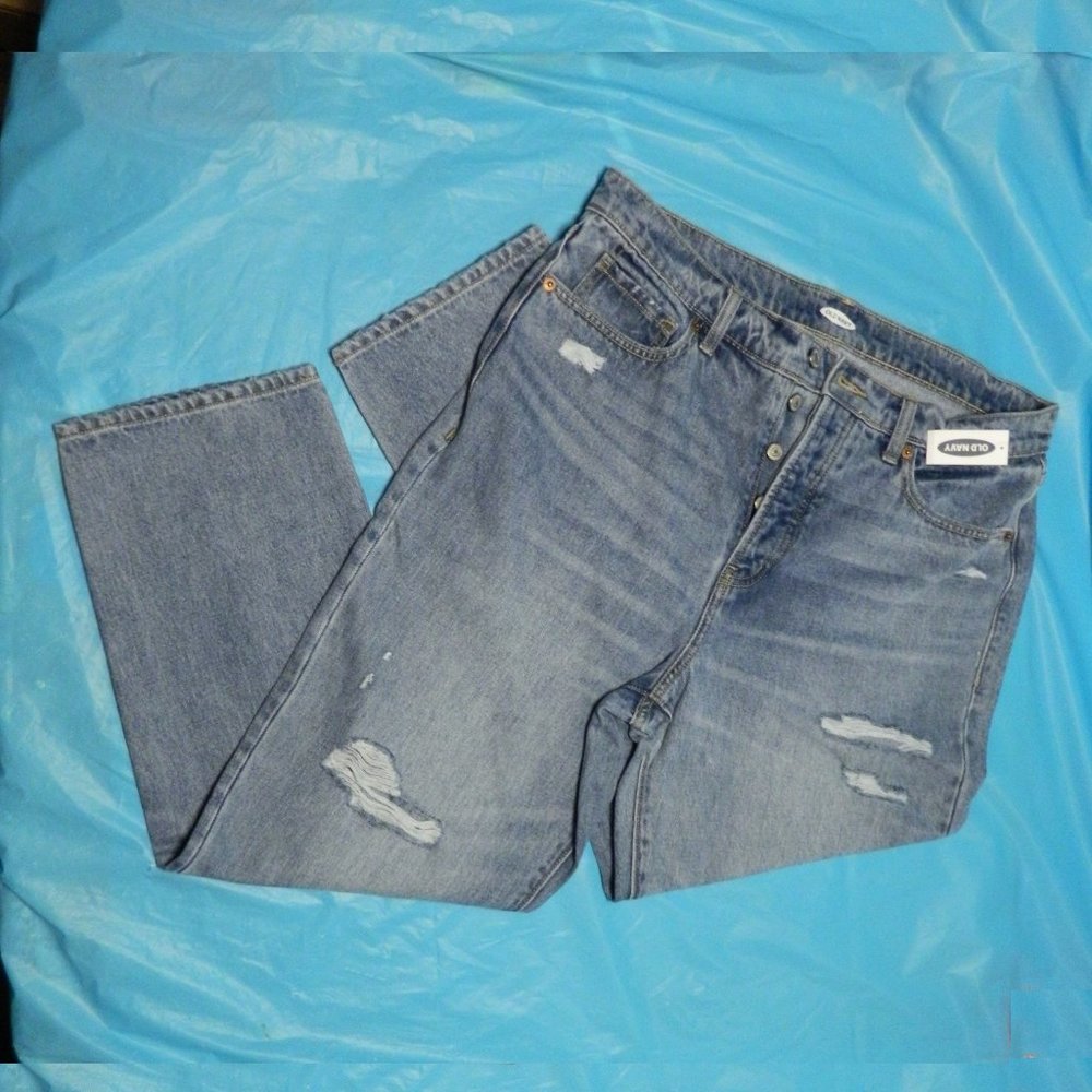 Old Navy Extra High-Waisted Jeans Size 14